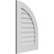 Ekena Millwork Quarter Round Top Right Surface Mount PVC Gable Vent w/ 3-1/2"W x 1"P Standard Frame, 20"W x 30"H GVPQR20X3001SN - alternate 2